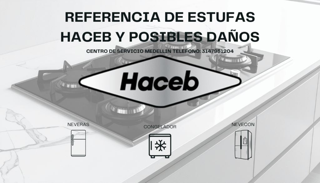 servicio tecnico de estufas haceb Medellin